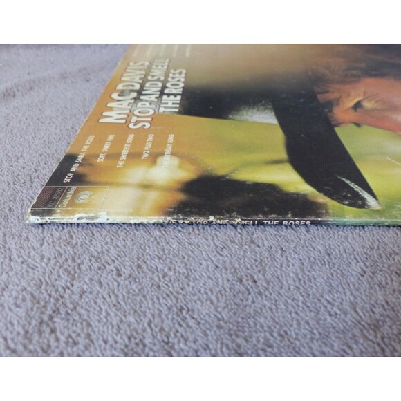 Mac Davis Stop and Smell The Roses LP Vinyl 1974 Columbia KC 32582 Folk Country - Picture 5 of 13
